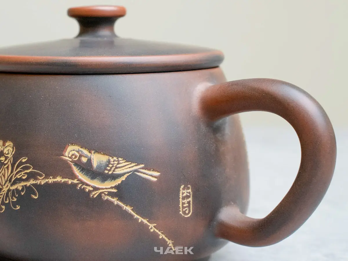 Чайник из Гуанси № 197, керамика Циньчжоу, 160 мл