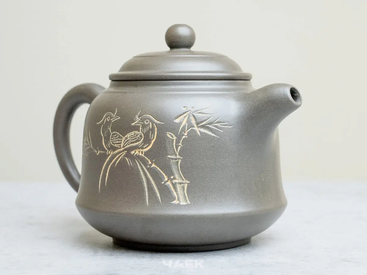 Чайник из Гуанси № 163, керамика Циньчжоу, 185 мл