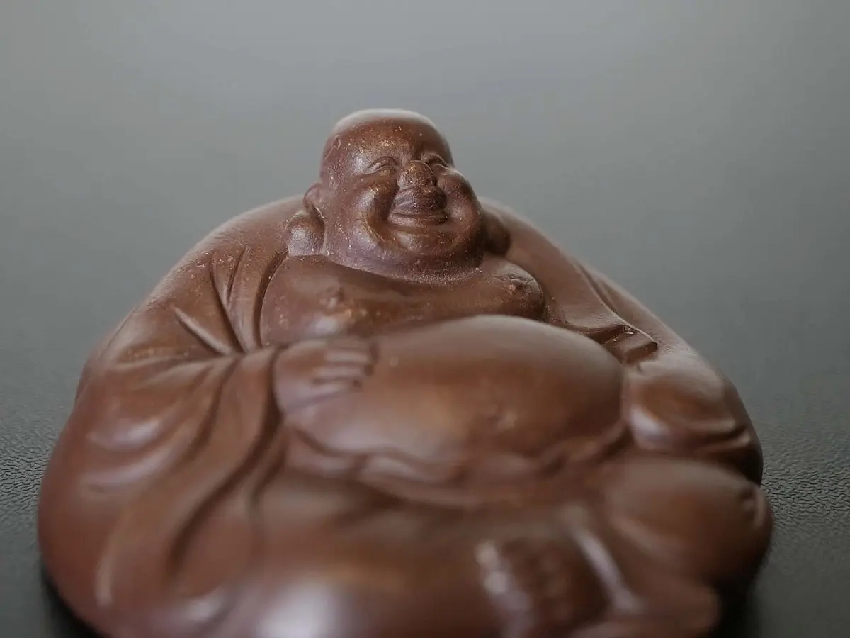 Чайная фигурка «Хотэй» № 43, исинская глина