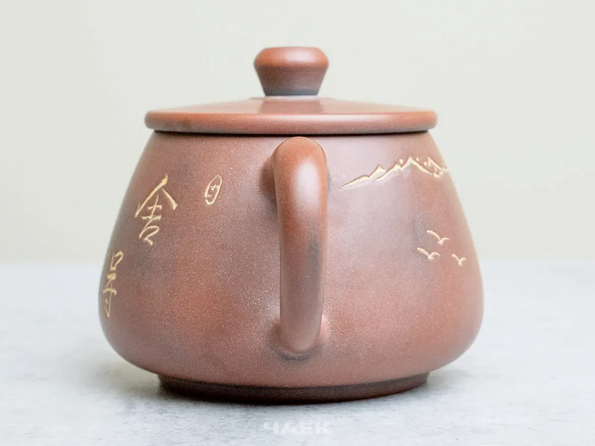 Чайник из Гуанси № 153, керамика Циньчжоу, 115 мл