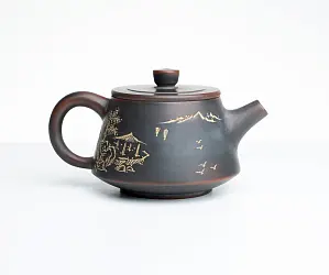 Чайник из Гуанси № 1014, керамика Циньчжоу, 215 мл
