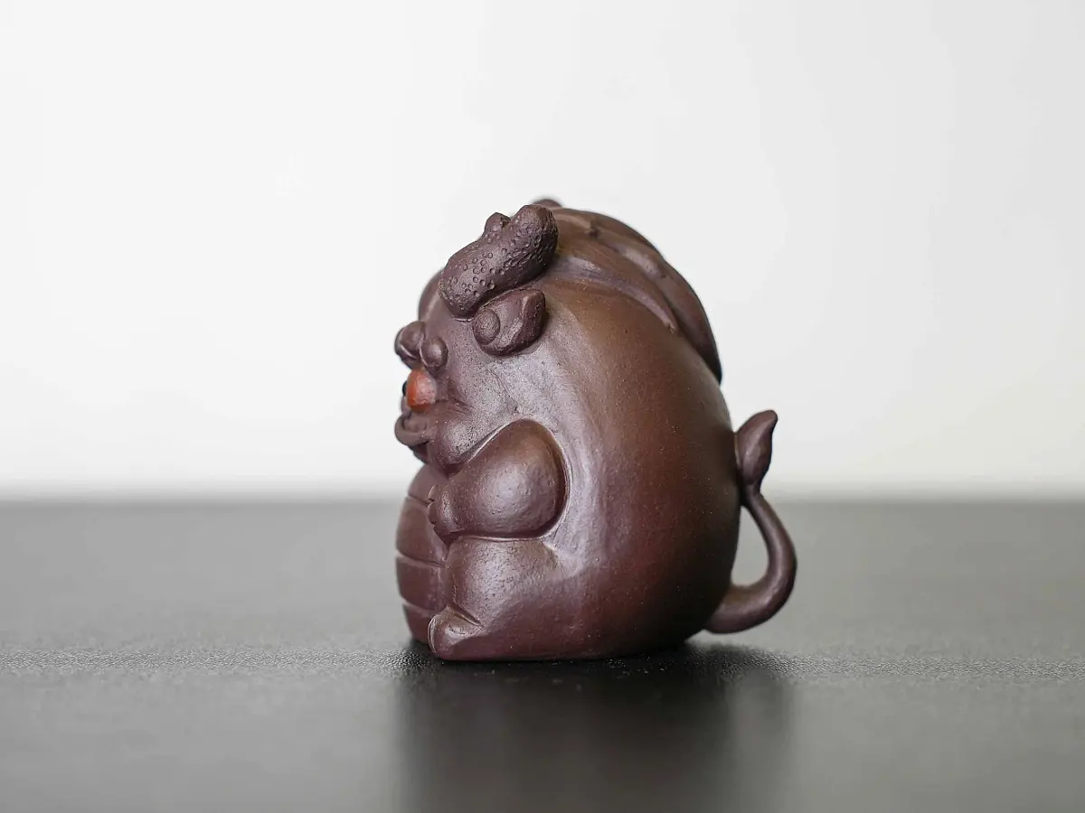 Чайная фигурка «Цилинь» № 44, исинская глина