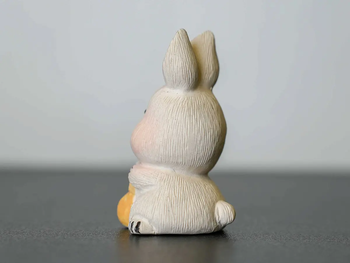 Чайная фигурка «Зайчик» № 86, исинская глина