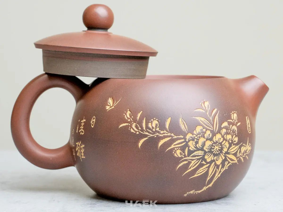 Чайник из Гуанси № 193, керамика Циньчжоу, 190 мл