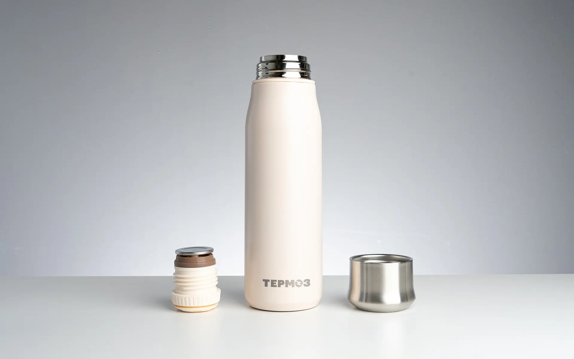 Термос для чая «ТЕРМÓЗ» с кнопкой, ЧАЁК, 800 мл