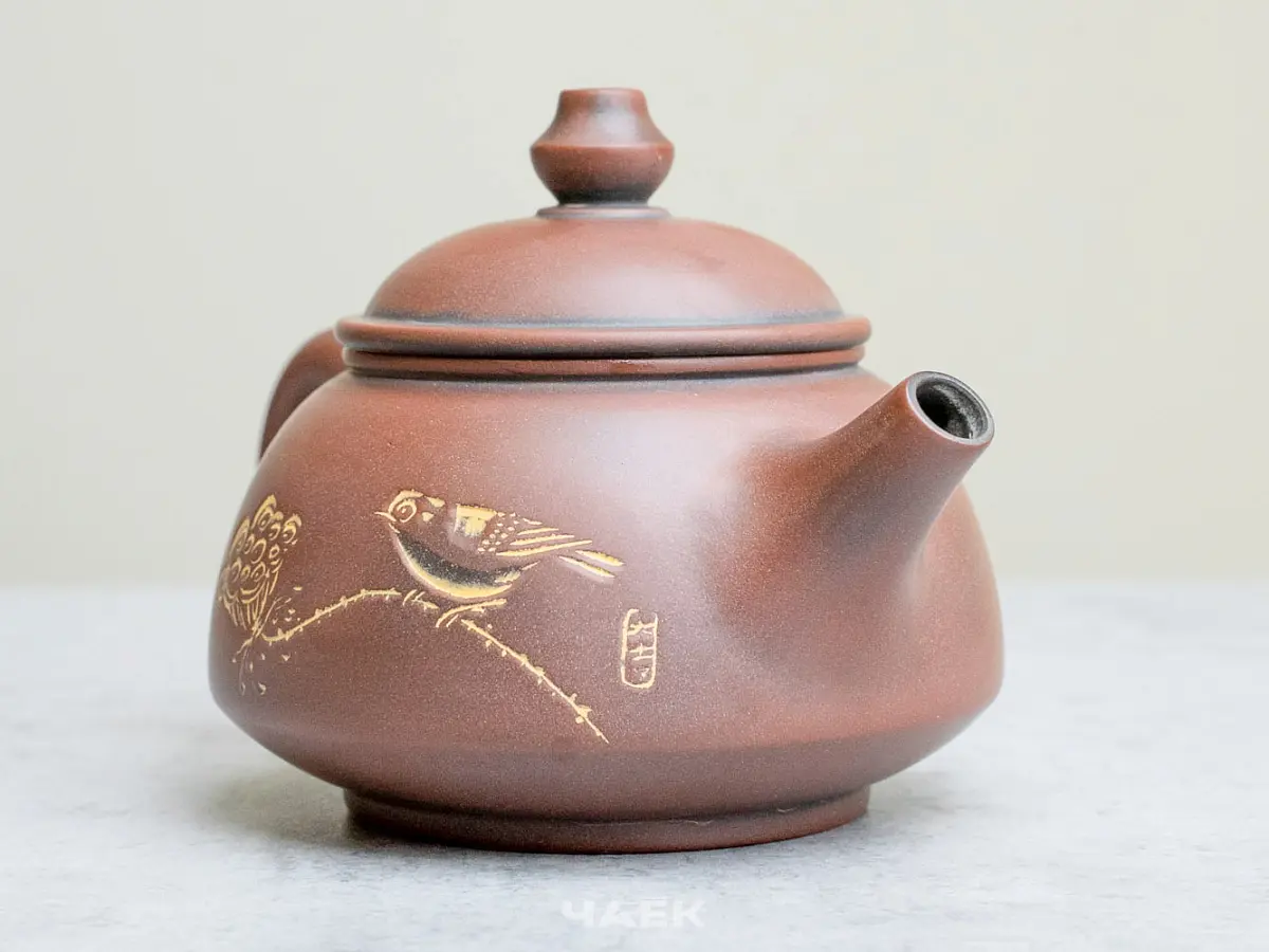 Чайник из Гуанси № 181, керамика Циньчжоу, 128 мл