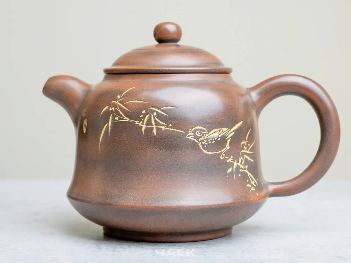 Чайник из Гуанси № 184, керамика Циньчжоу, 215 мл
