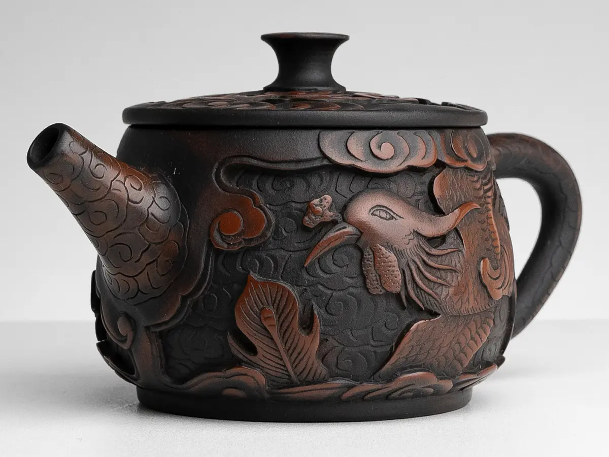 Чайник № 802 из керамики Цзяньшуй, 224 мл