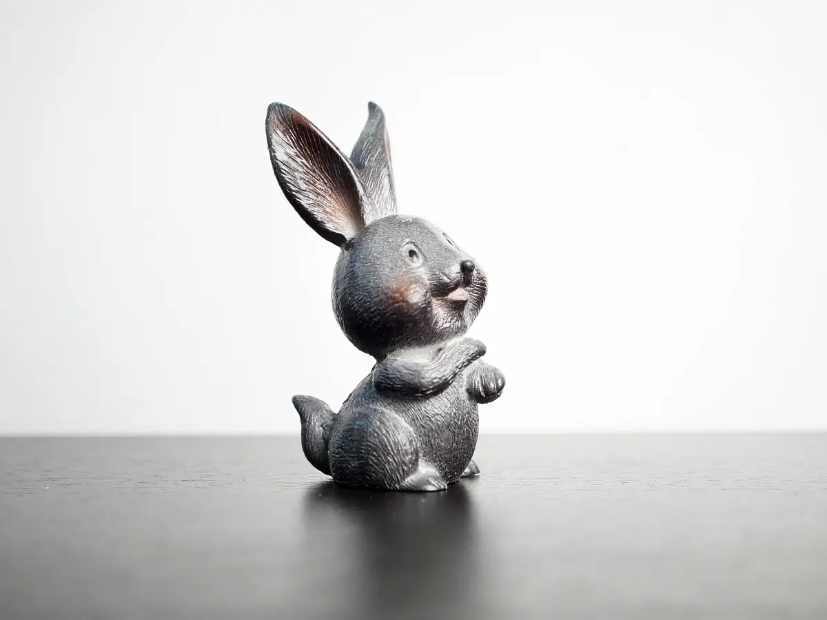 Чайная фигурка меняющая цвет «Заяц» № 1