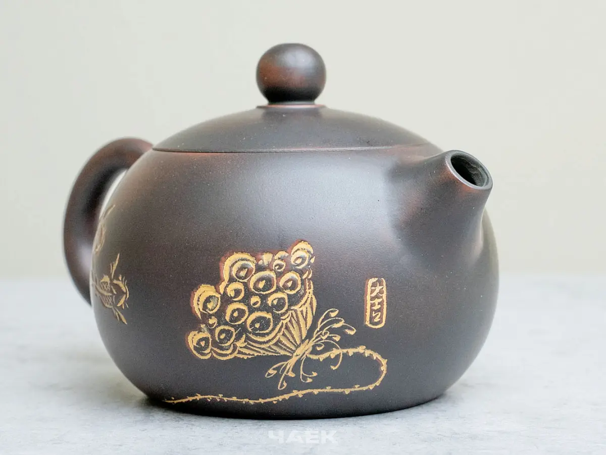 Чайник из Гуанси № 156, керамика Циньчжоу, 150 мл