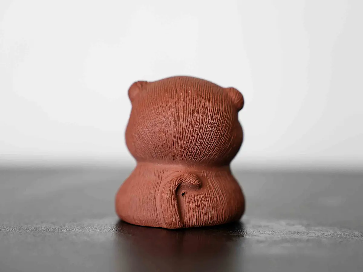 Чайная фигурка «Кот» № 60, исинская глина