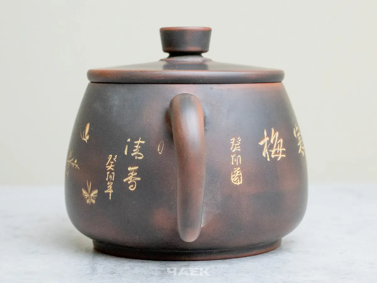 Чайник из Гуанси № 157, керамика Циньчжоу, 187 мл