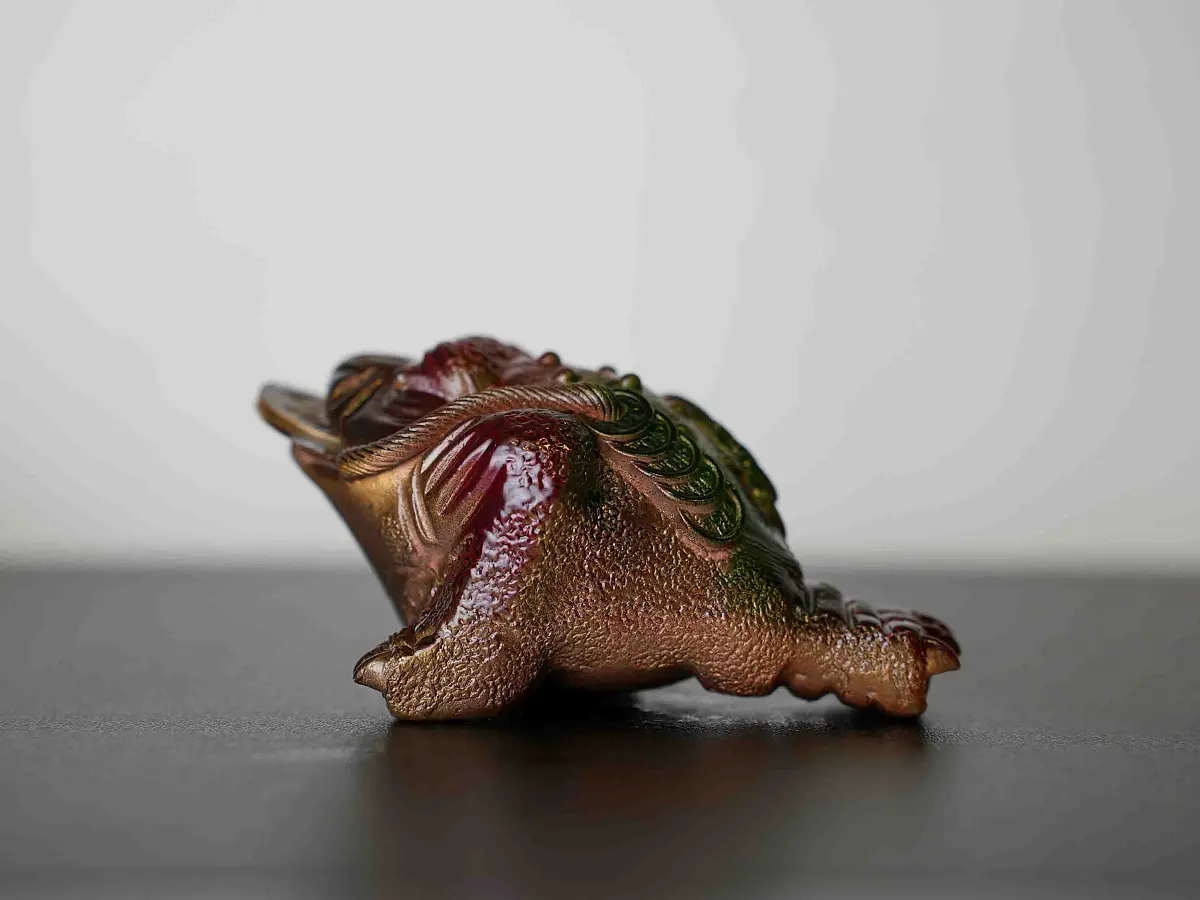 Чайная фигурка «Денежная жаба» № 61, исинская глина
