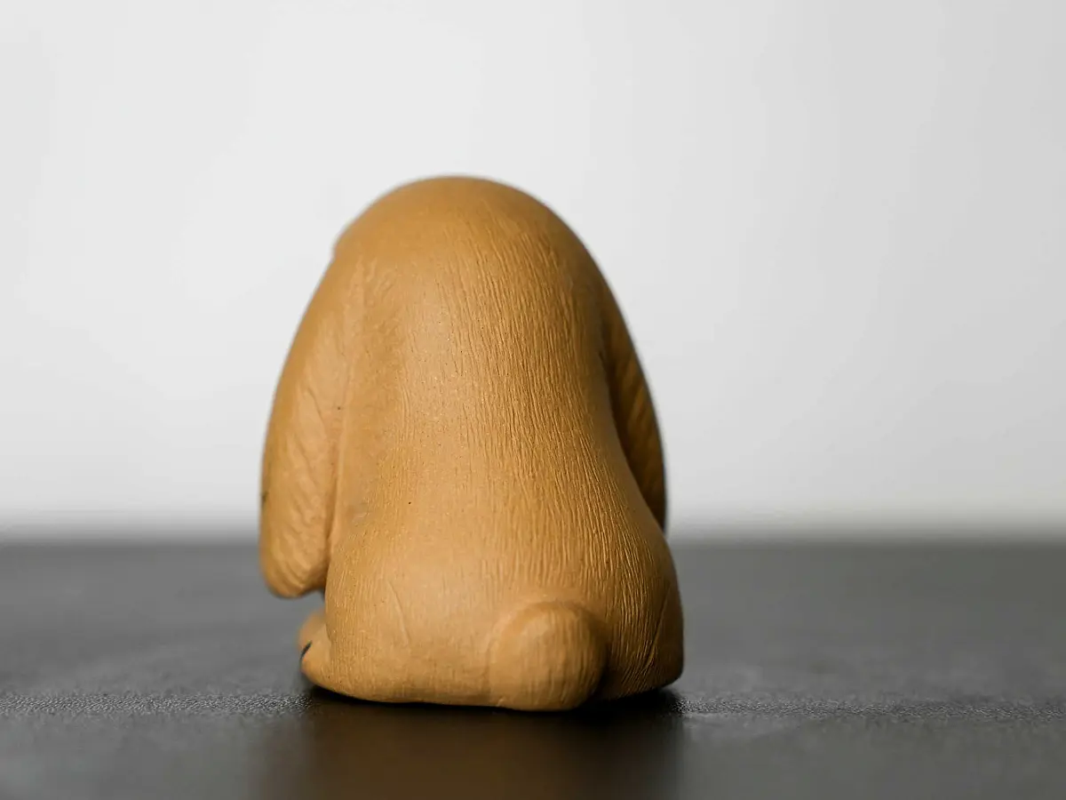 Чайная фигурка «Заяц» № 91, исинская глина