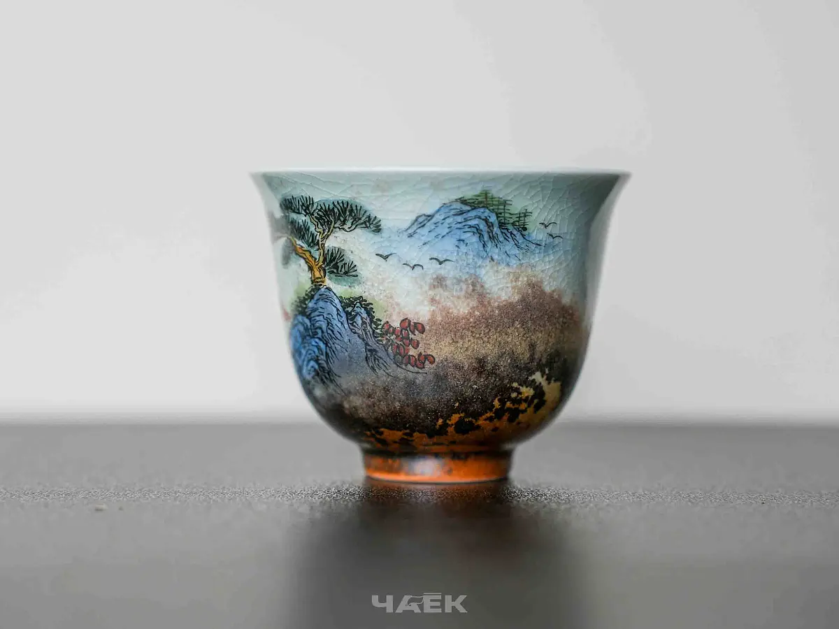 Пиала № 324, керамика Цзиндэчжэнь, 100 мл