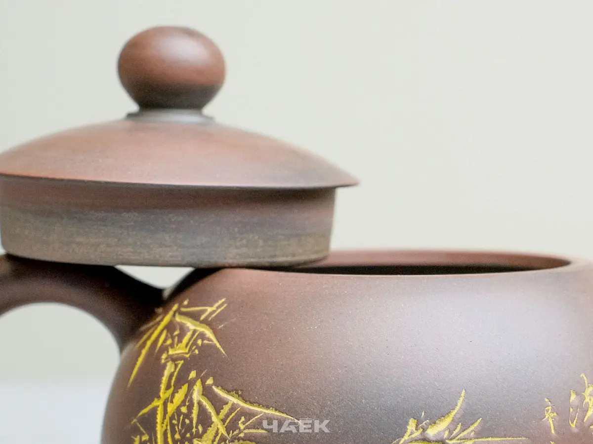 Чайник из Гуанси № 174, керамика Циньчжоу, 134 мл