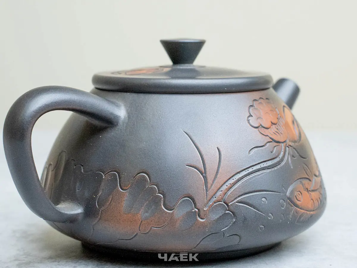 Чайник из Гуанси № 150, керамика Циньчжоу, 165 мл