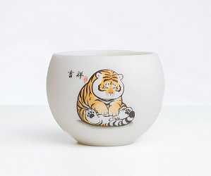 Пиала «Тигр» № 22, керамика, 130 мл