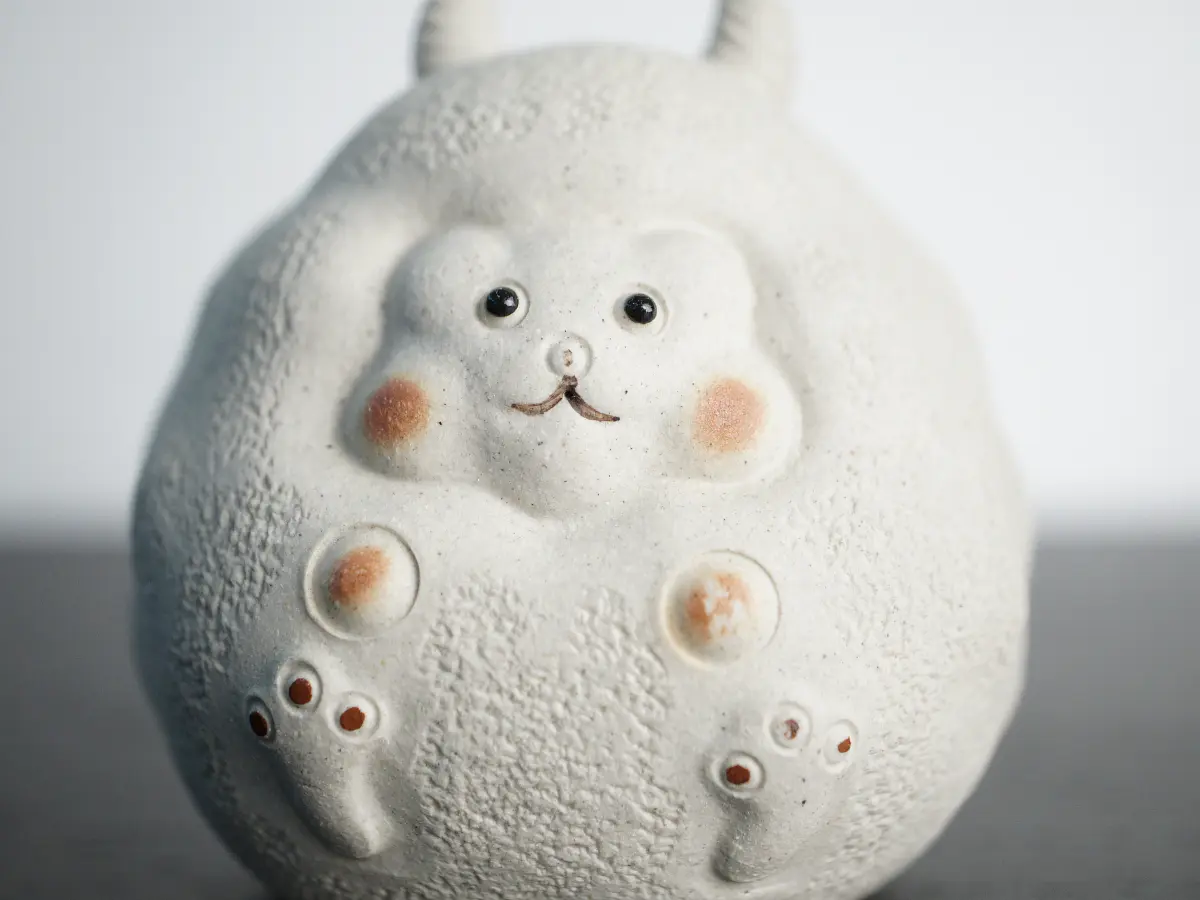 Чайная фигурка «Барашек» № 1, исинская глина