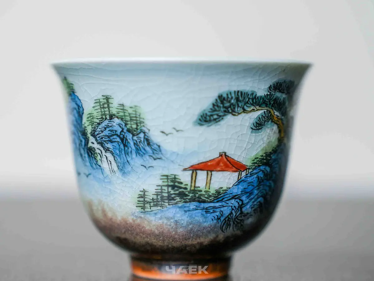 Пиала № 324, керамика Цзиндэчжэнь, 100 мл