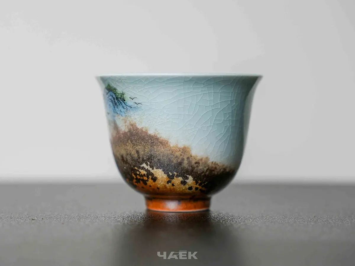 Пиала № 324, керамика Цзиндэчжэнь, 100 мл