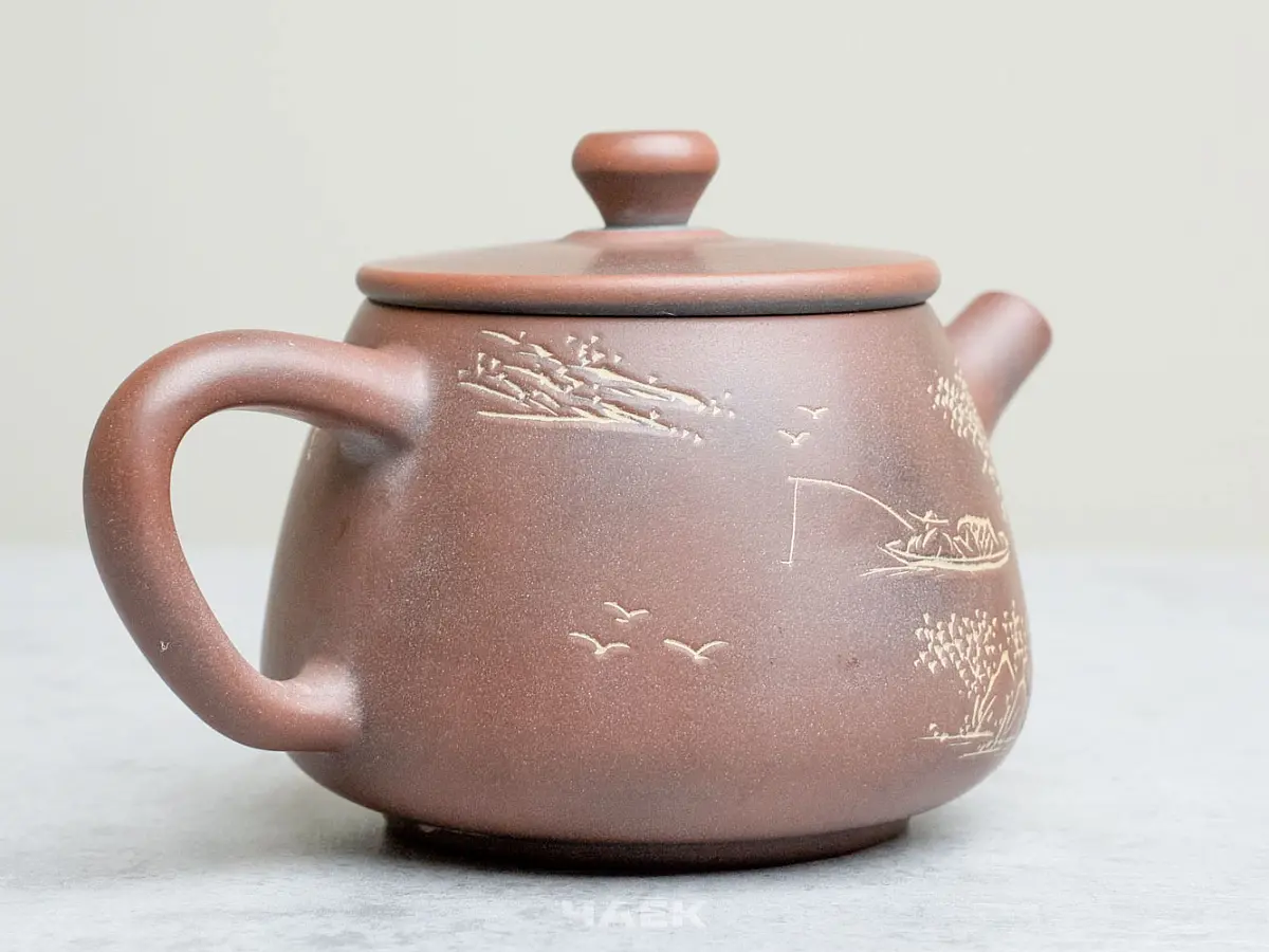 Чайник из Гуанси № 171, керамика Циньчжоу, 119 мл