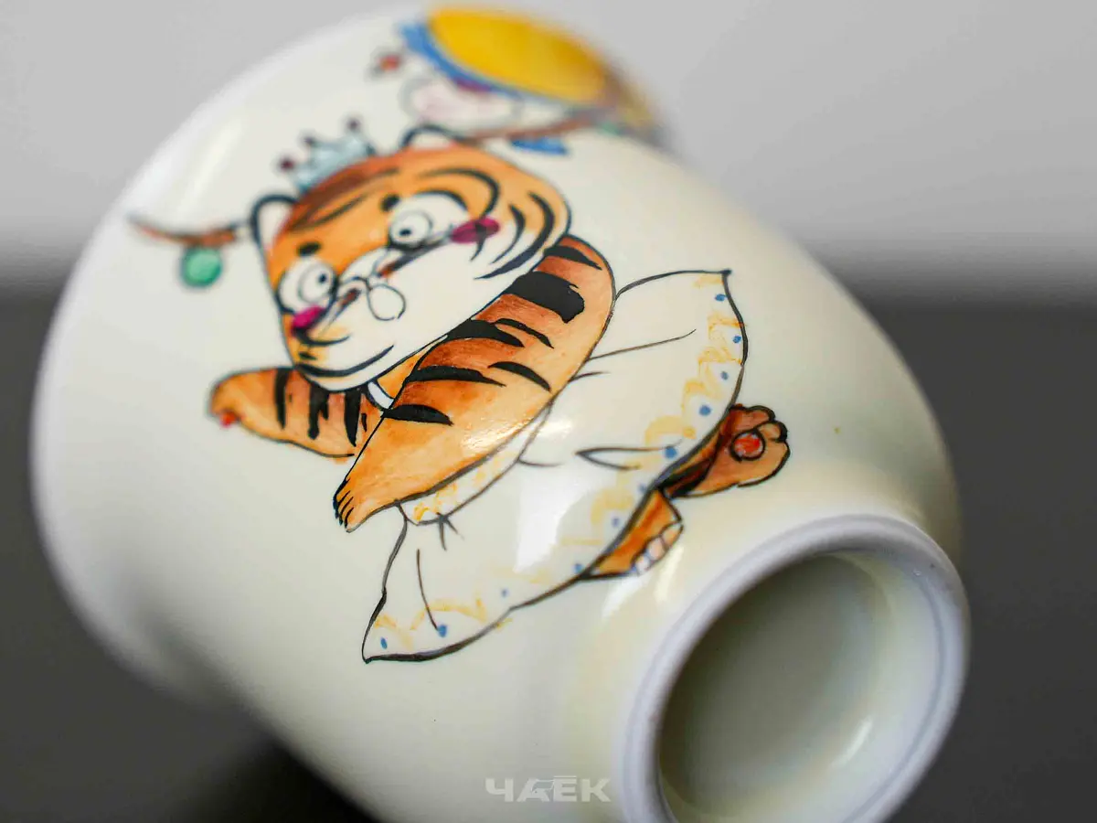 Пиала № 282, керамика Цзиндэчжэнь, 80 мл