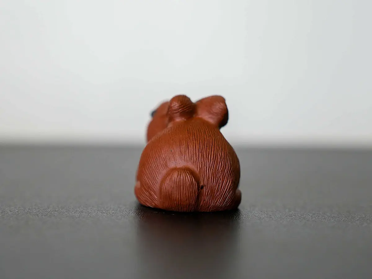 Чайная фигурка «Заяц» № 56, исинская глина