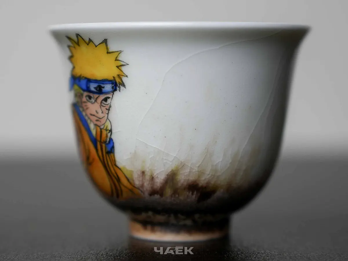 Пиала «Наруто» № 339, керамика Цзиндэчжэнь, 98 мл