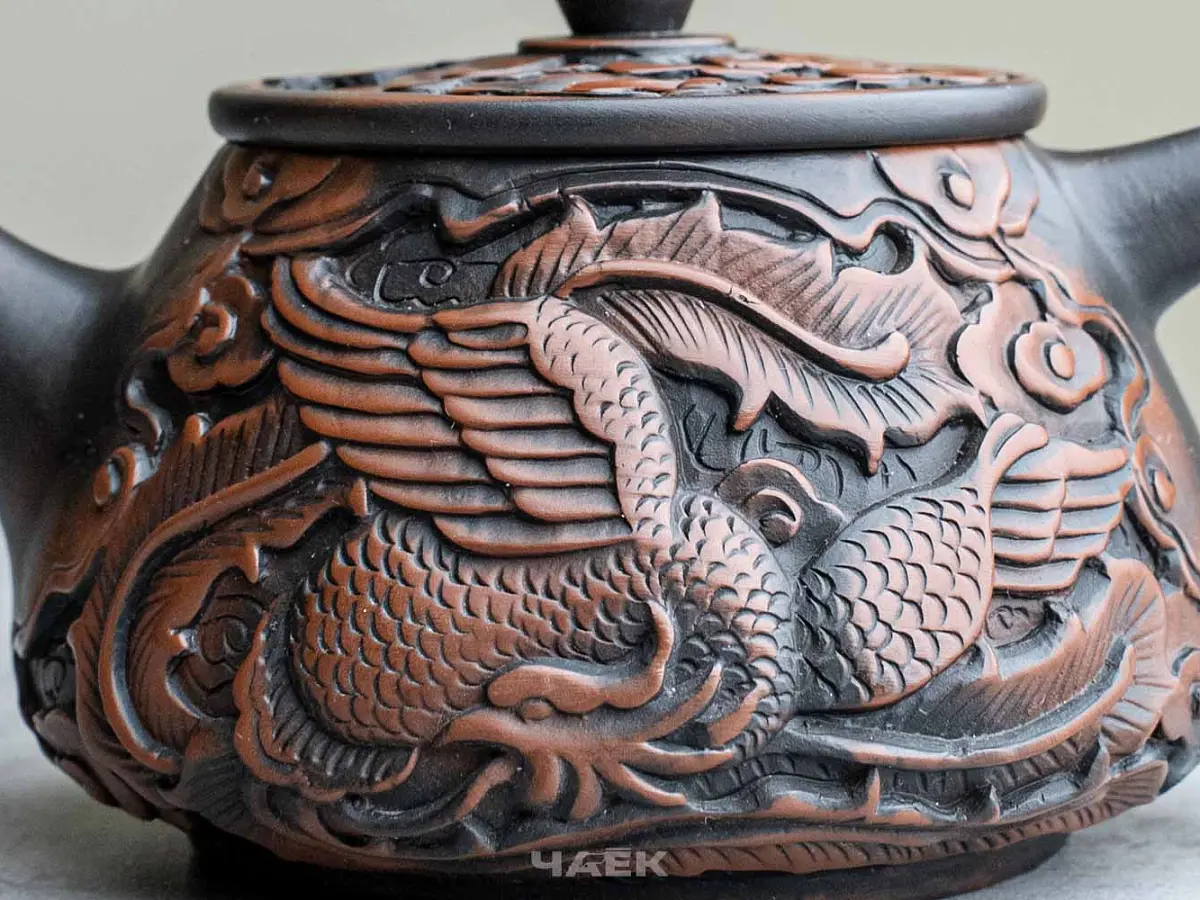 Чайник № 92 из керамики Цзяньшуй, 202 мл