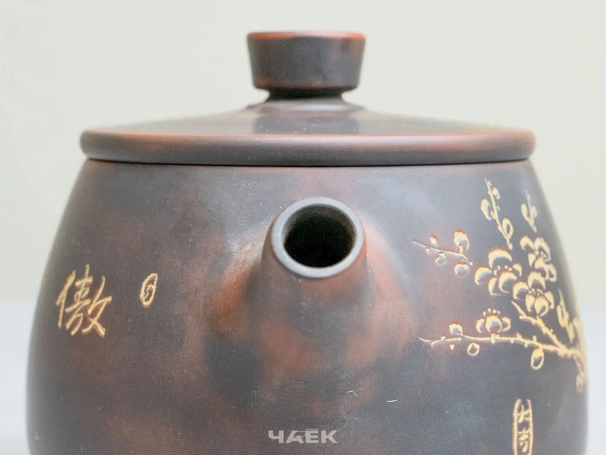 Чайник из Гуанси № 157, керамика Циньчжоу, 187 мл