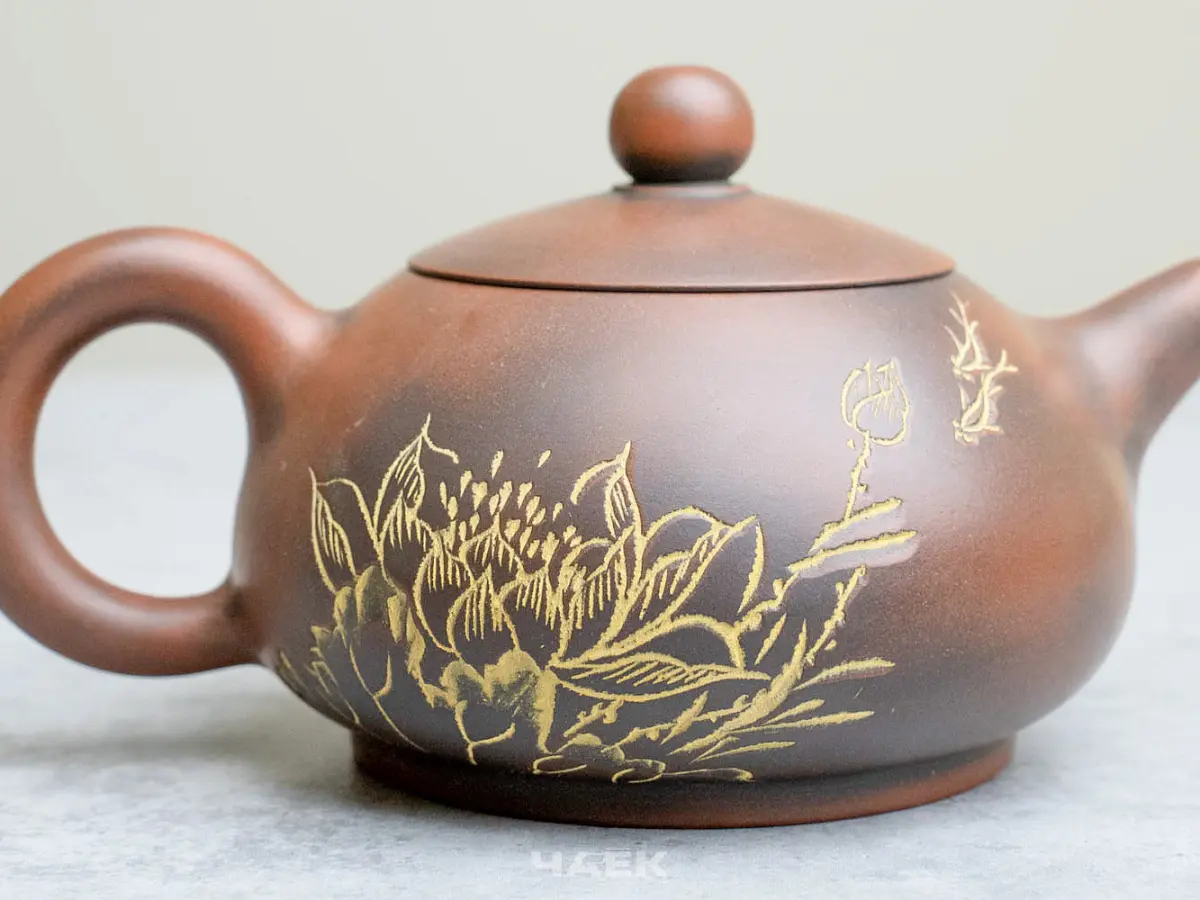 Чайник из Гуанси № 183, керамика Циньчжоу, 110 мл