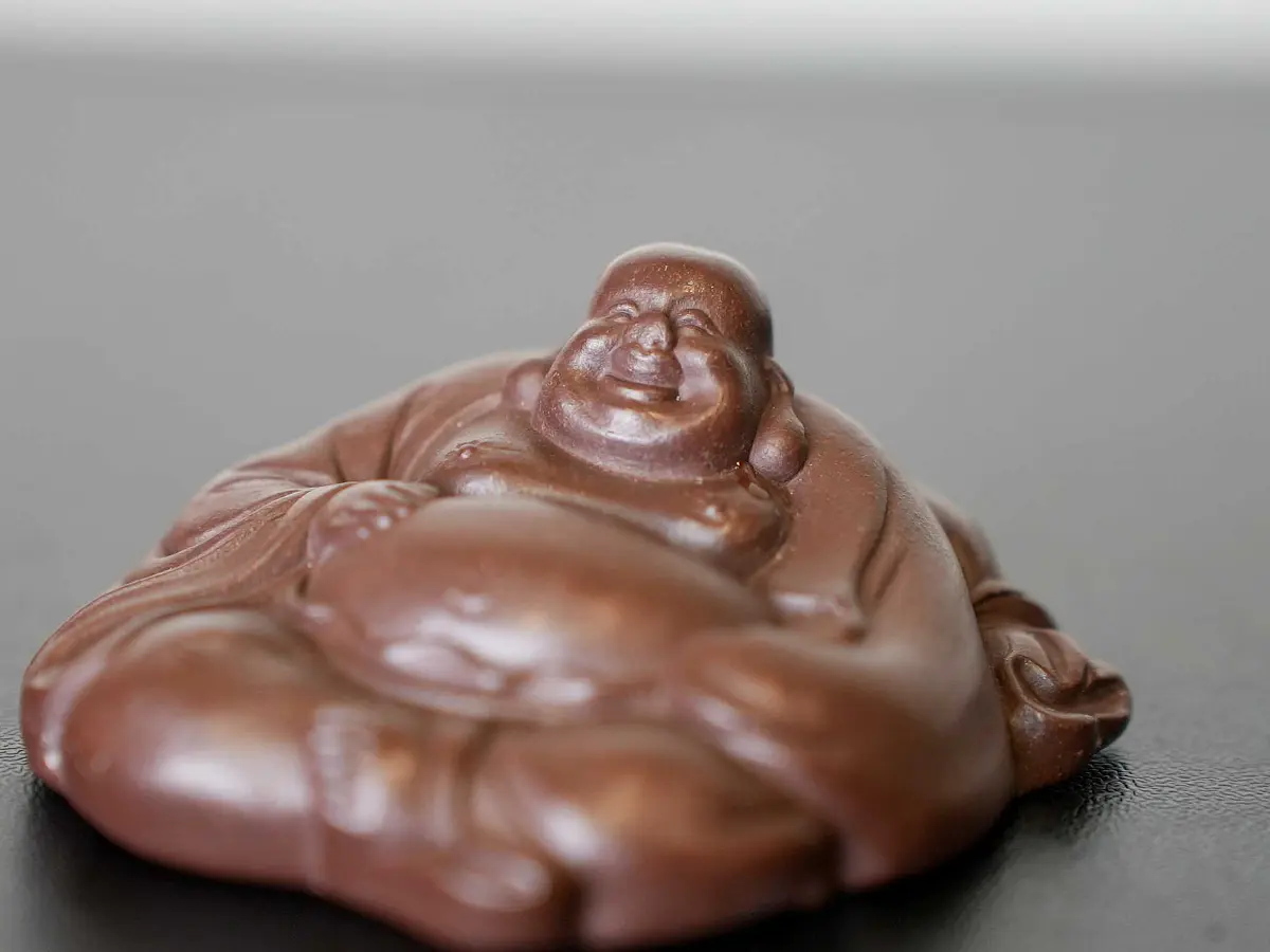 Чайная фигурка «Хотэй» № 43, исинская глина