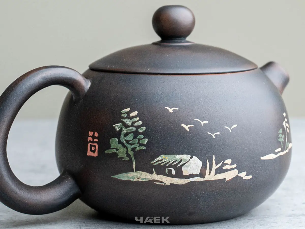Чайник № 96 из керамики Цзяньшуй, 118 мл