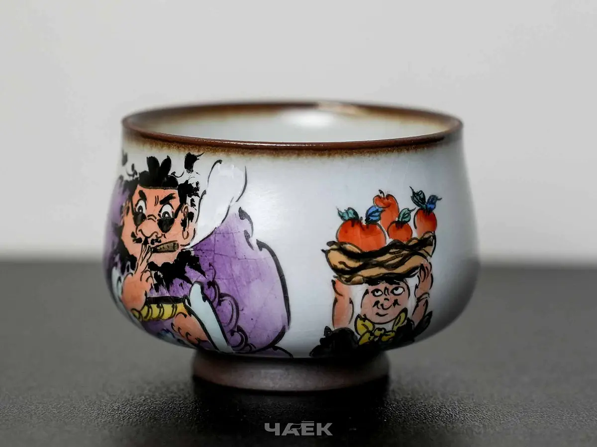 Пиала № 283, керамика Цзиндэчжэнь, 80 мл