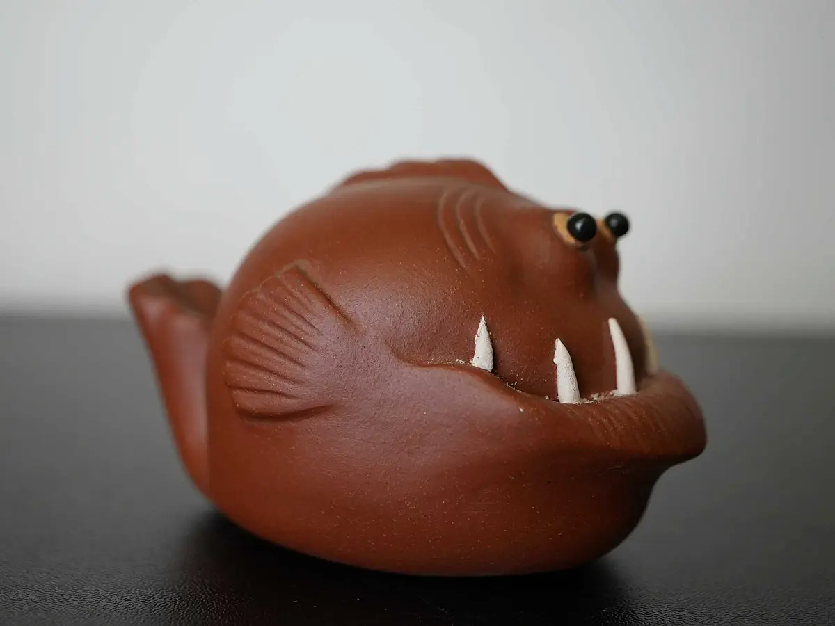 Чайная фигурка «Рыбка» № 45, исинская глина