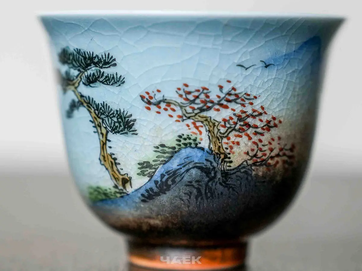 Пиала № 323, керамика Цзиндэчжэнь, 99 мл