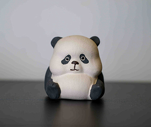 Чайная фигурка «Панда» №46, исинская глина