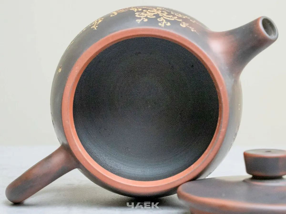 Чайник из Гуанси № 157, керамика Циньчжоу, 187 мл