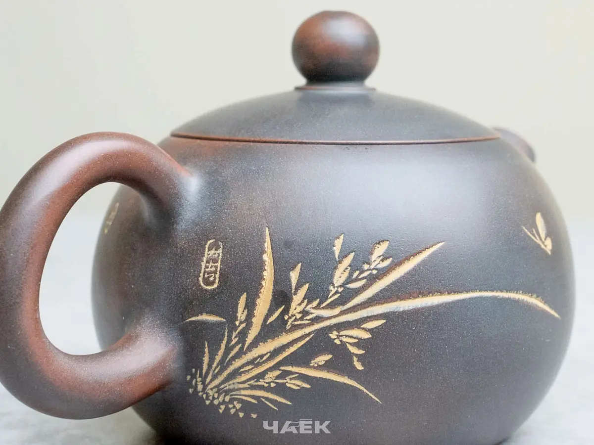 Чайник из Гуанси № 154, керамика Циньчжоу, 130 мл
