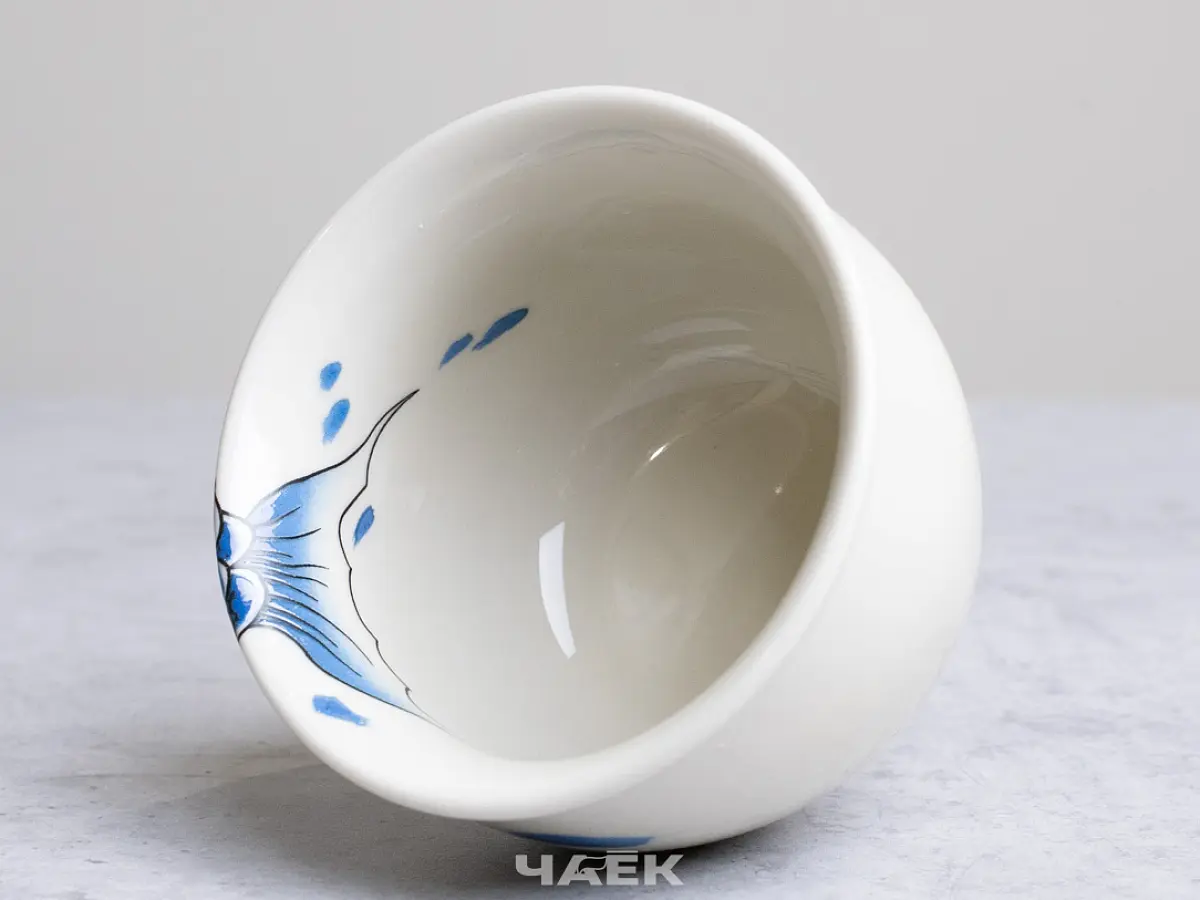 Пиала «Рыба» № 343, керамика, 110 мл