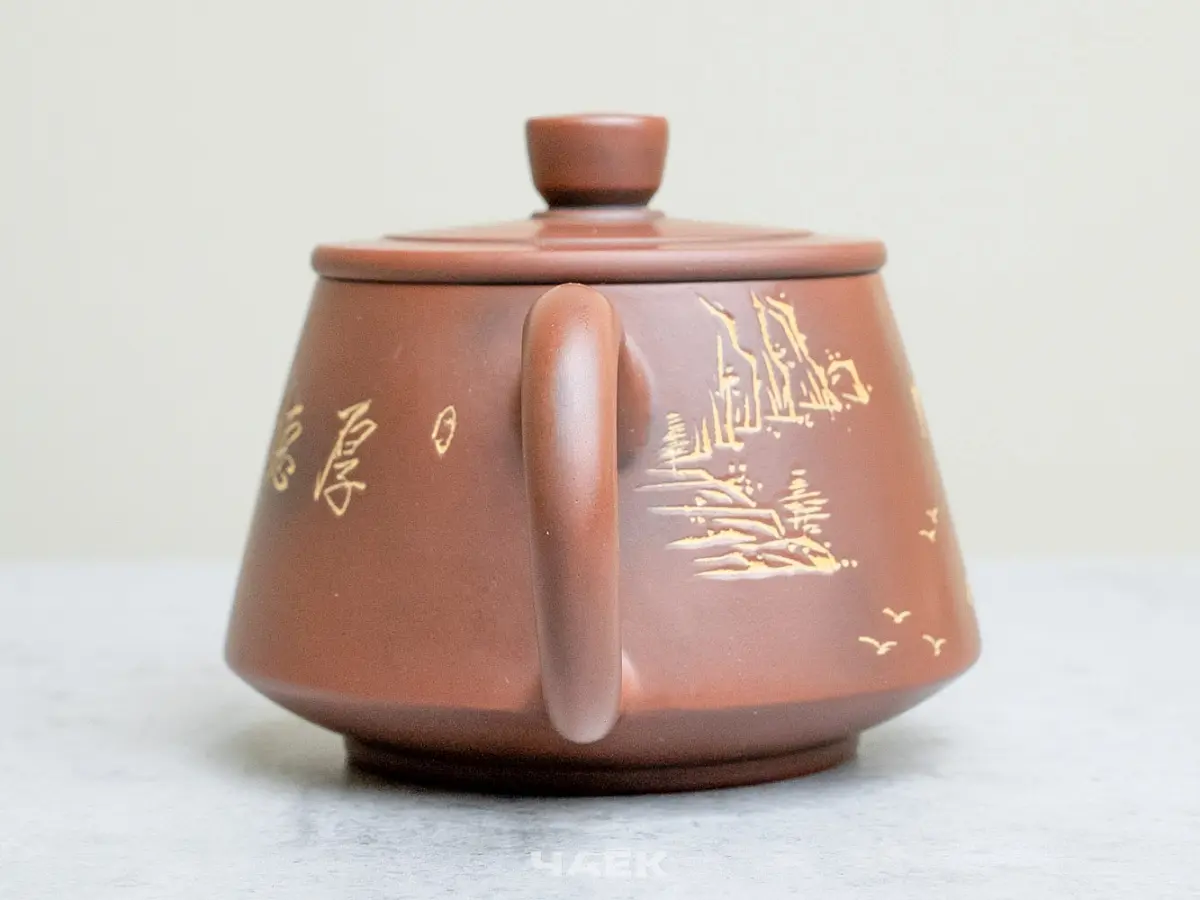 Чайник из Гуанси № 159, керамика Циньчжоу, 173 мл