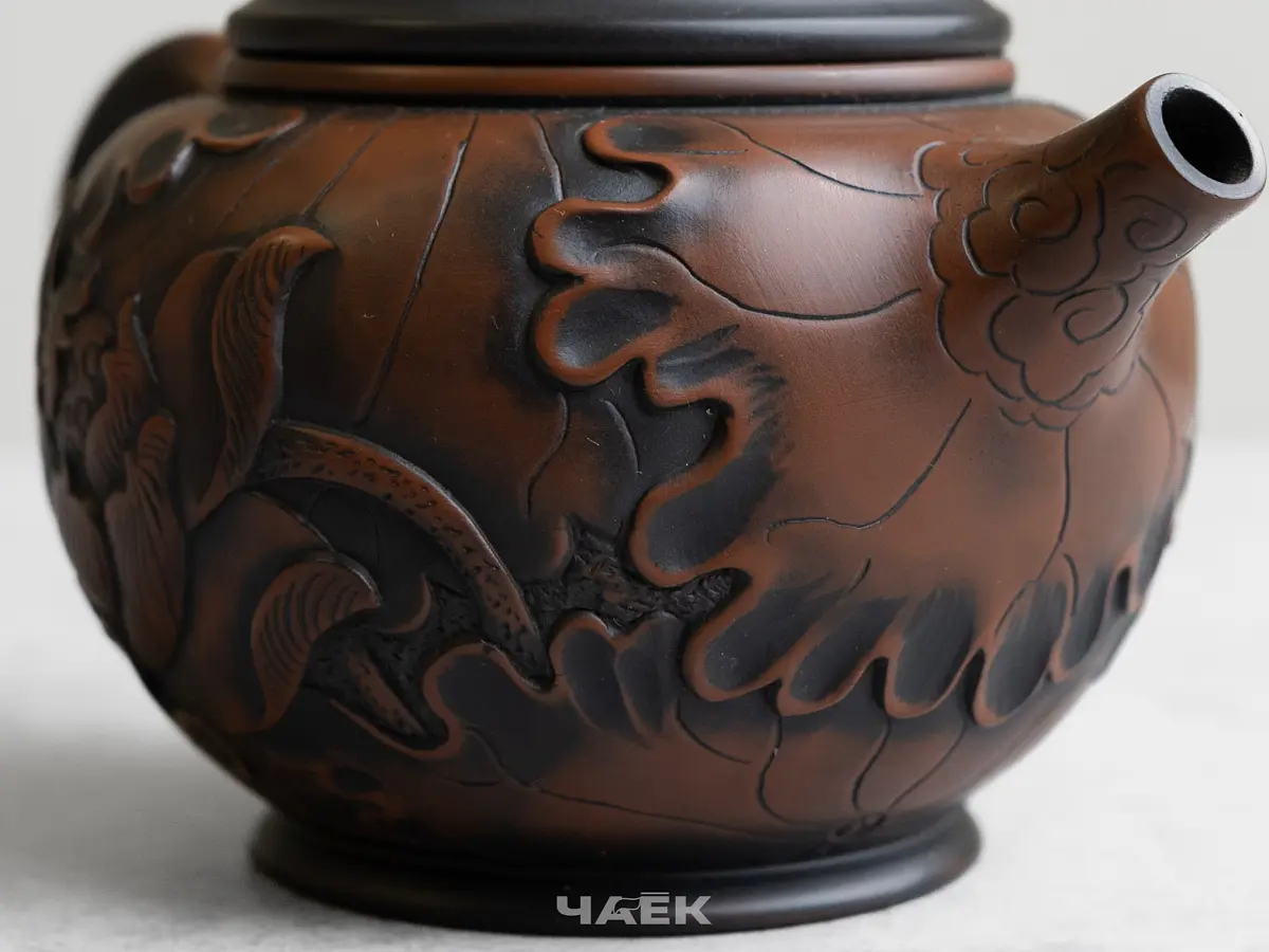 Чайник № 142 из керамики Цзяньшуй, 206 мл