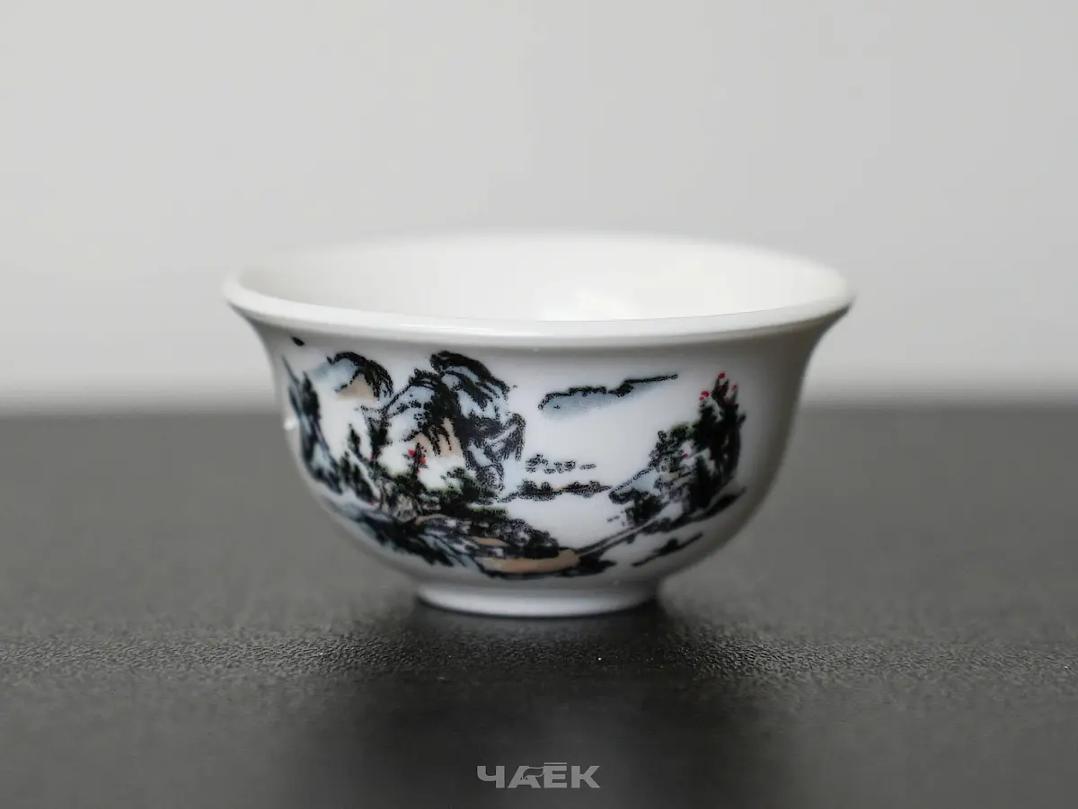 Пиала № 391, фарфор, 20 мл