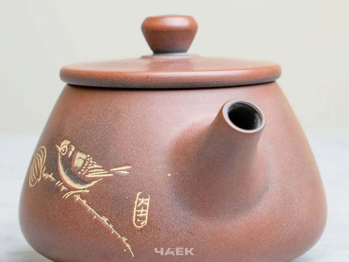 Чайник из Гуанси № 155, керамика Циньчжоу, 118 мл