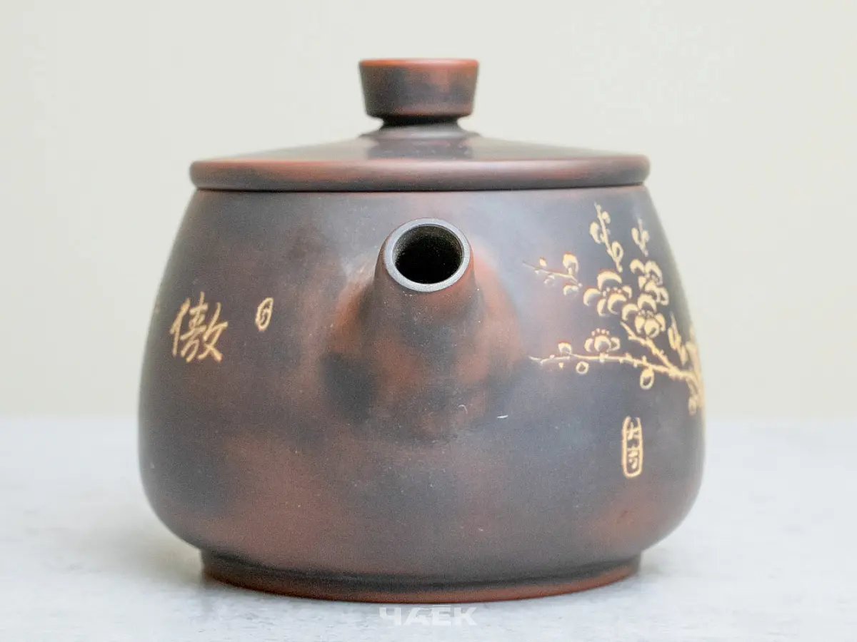 Чайник из Гуанси № 157, керамика Циньчжоу, 187 мл