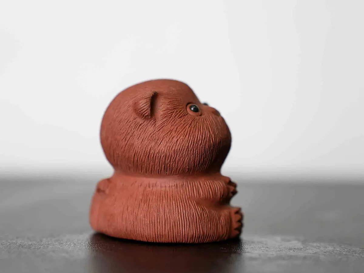 Чайная фигурка «Кот» № 60, исинская глина