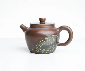 Чайник из Гуанси № 999, керамика Циньчжоу, 180 мл