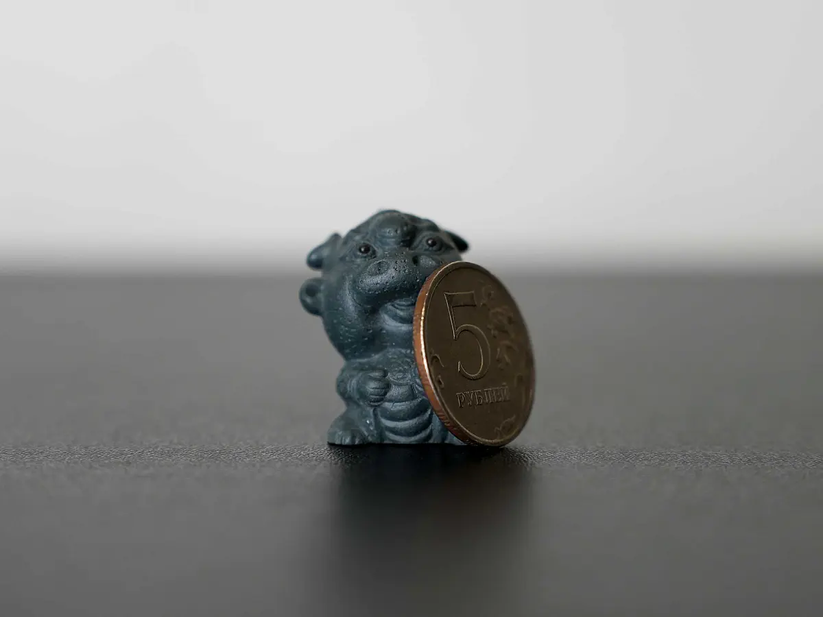 Чайная фигурка «Дракон» № 79, исинская глина