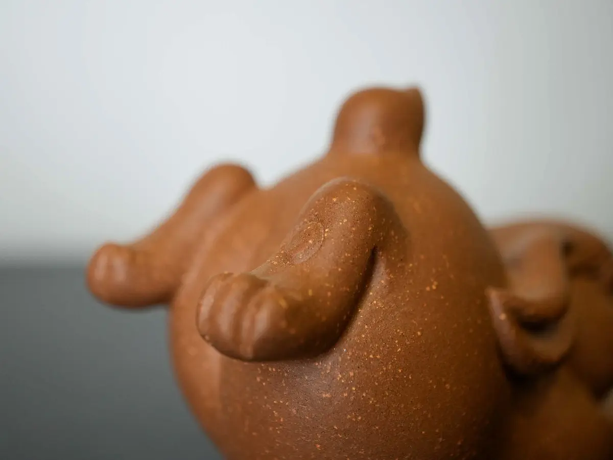 Чайная фигурка «Заяц» № 89, исинская глина